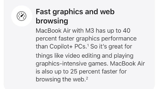 苹果：Mac才是最佳AI PC 相比Copilot+PC图熊猫体育官网形性能高40%