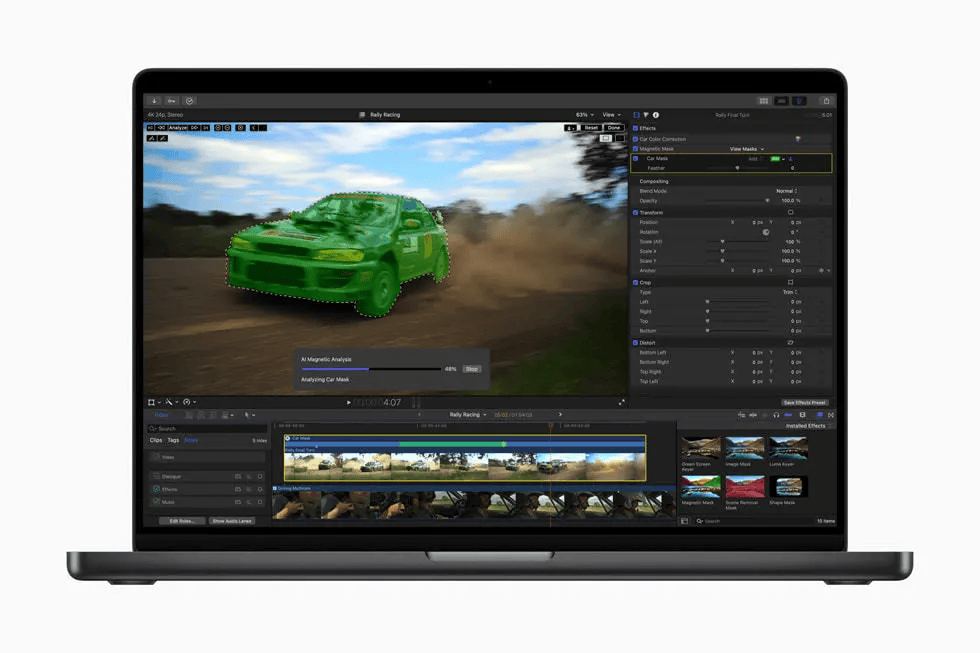苹果推出Final Cut Pro 11：AI技术助力视频编辑功能大升级！